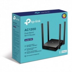 NEW TP-LINK ARCHER C54 ROUTER: DUAL BAND MU-MIMO WIRELESS AC1200 (300 plus 867MBPS) 1X10/100 WAN 4X 10/100 LAN 4 FIXED ANTENNA