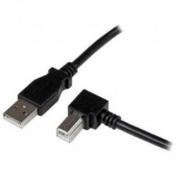 NEW STARTECH USBAB2MR 2M USB 2.0 A TO RIGHT ANGLE B CABLE M/M.b