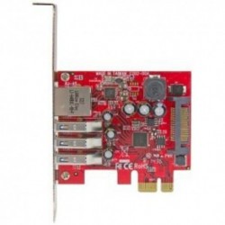 NEW STARTECH PEXUSB3S3GE 3PORT PCIE USB 3.0 ADAPTER CARD - STANDA.b