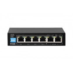 NEW D-LINK DGS-F1006P-E 16DGS-F1006P-E 6-PORT GIGABIT POE SWITCH WITH 4 LONG REACH POE PORTS AND 2 UPLINK PORTS.d.