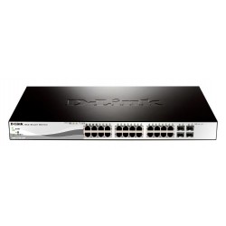 NEW DGS-1210-28P 16DGS121028P D-LINK 28-PORT GIGABIT SMART MANAGED POE SWITCH WITH 28 RJ45 AND 4 SFP (COMBO) PORTS.d.