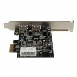 NEW STARTECH.COM PEXUSB3S25 2 PORT PCIE USB 3.0 CARD WITH UASP.b