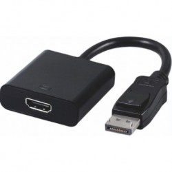 NEW AT-DPHDMI-MF-ACTIVE ASTROTEK DISPLAYPORT DP TO HDMI ADAPTER CONVERTER CABLE 20CM - 20 PINS MALE TO FEMALE ACTIVE 1080P.e