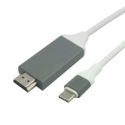 NEW AT-USBCHDMI-1.8 ASTROTEK 2M USB 3.1 TYPE C (USB-C) TO HDMI ADAPTER CONVERTER CABLE MALE TO MALE FOR FOR IPAD PRO MACBOOK A