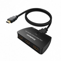 NEW SIMPLECOM CM323 3 WAY HDMI 2.0 SWITCH 3 IN 1 OUT ULTRA HD 4K 60HZ HDR HDCP 2.2.e
