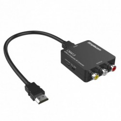 NEW SIMPLECOM CM413 HDMI TO COMPOSITE AV CVBS 3RCA VIDEO CONVERTER 1080P DOWNSCALING.e