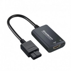 NEW SIMPLECOM CM461 HDMI ADAPTER COMPOSITE AV TO HDMI CONVERTER FOR NINTENDO NGC N64 SNES SFC.e