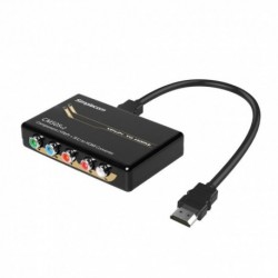 NEW SIMPLECOM CM505V2 COMPONENT (YPBPRplusSTEREO R/L) TO HDMI CONVERTER FULL HD 1080P(LS).e
