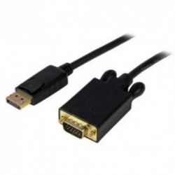 NEW STARTECH.COM DP2VGAMM10B 10FT DISPLAYPORT DP TO VGA ADAPTER.b