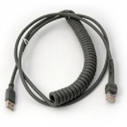 NEW ZEBRA CBA-U12-C09ZAR CABLE SCAN UNI USB 9 COIL.b