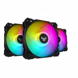 NEW TUF GAMING TF120 ARGB 3IN1 ASUS TUF GAMING TF120 ARGB FAN TRIPLE FAN KIT WITH ARGB CONTROLLER LOW NOISE. PWN CONTROL ANTI-