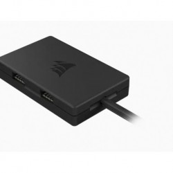 NEW CC-9310002-WW CORSAIR INTERNAL 4-PORT USB 2.0 HUB FULL POWER TO 9-IN INTERNAL USB 2.0 DEVICES FOR AIO CPU COOLERS RGB CONT