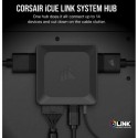 NEW CL-9011116-WW CORSAIR ICUE LINK SYSTEM HUB MANAGE RGB LIGHTING BY LINKING UP 14 DEVICES. REDUCE CABLE CLUTTER..e