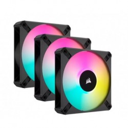 NEW CO-9050167-WW CORSAIR AR120 120MM ICUE ARGB FAN ARGB-COMPATIBLE TRIPLE PACK PWMLOW NOISE 10DBA HIGH AIRFLOW 58 CFM CASE CO