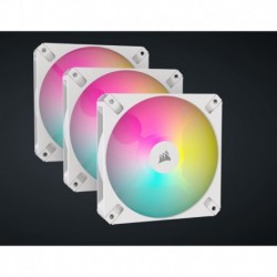 NEW CO-9050169-WW CORSAIR AR120 WHITE 120MM ICUE RGB FAN ARGB-COMPATIBLE TRIPLE PACK.e