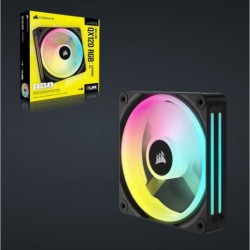 NEW CO-9051001-WW CORSAIR QX RGB SERIES ICUE LINK QX120 RGB 120MM MAGNETIC DOME RGB FAN EXPANSION KIT.e