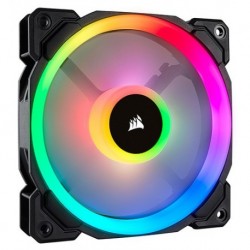 NEW CO-9050073-WW CORSAIR LIGHT LOOP SERIESLL140 RGB 140MM DUAL LIGHT LOOP RGB LED PWM FAN SINGLE PACK.e