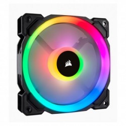 NEW CO-9050074-WW CORSAIR LIGHT LOOP SERIES LL140 RGB 140MM DUAL LIGHT LOOP RGB LED PWM FAN 2 FAN PACK WITH LIGHTING NODE PRO.