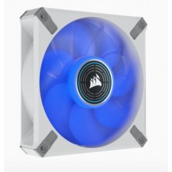 NEW CO-9050128-WW CORSAIR ML ELITE SERIES ML120 LED ELITE WHITE 120MM MAGNETIC LEVITATION BLUE LED FAN WITH AIRGUIDE SINGLE PA