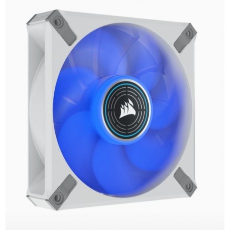 NEW CO-9050128-WW CORSAIR ML ELITE SERIES ML120 LED ELITE WHITE 120MM MAGNETIC LEVITATION BLUE LED FAN WITH AIRGUIDE SINGLE PA