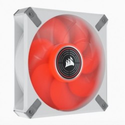 NEW CO-9050126-WW CORSAIR ML ELITE SERIES ML120 LED ELITE WHITE 120MM MAGNETIC LEVITATION RED LED FAN WITH AIRGUIDE SINGLE PAC
