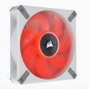 NEW CO-9050126-WW CORSAIR ML ELITE SERIES ML120 LED ELITE WHITE 120MM MAGNETIC LEVITATION RED LED FAN WITH AIRGUIDE SINGLE PAC