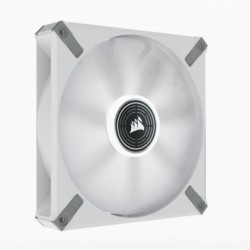 NEW CO-9050130-WW CORSAIR ML ELITE SERIES ML140 LED ELITE WHITE 140MM MAGNETIC LEVITATION RED LED FAN WITH AIRGUIDE SINGLE PAC
