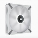 NEW CO-9050130-WW CORSAIR ML ELITE SERIES ML140 LED ELITE WHITE 140MM MAGNETIC LEVITATION RED LED FAN WITH AIRGUIDE SINGLE PAC
