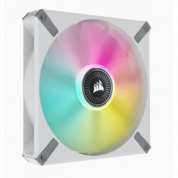 NEW CO-9050118-WW CORSAIR ML ELITE SERIES ML140 RGB ELITE WHITE 140MM MAGNETIC LEVITATION RGB FAN WITH AIRGUIDE SINGLE PACK (L