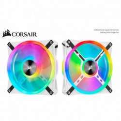 NEW CO-9050105-WW CORSAIR QL140 RGB WHITE ICUE 140MM RGB LED PWM FAN 26DBA 50.2 CFM SINGLE PACK.e