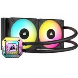 NEW CW-9060068-WW CORSAIR H100I ELITE CAPELLIX XT 240MM RADIATOR 2X AF RGB EL PWM FANS ULTRA BRIGHT RGB PUMP HEAD. LIQUID COOL