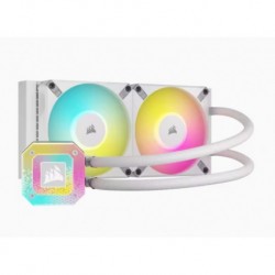 NEW CW-9060072-WW CORSAIR H100I ELITE CAPELLIX XT WHITE 240MM RADIATOR 2X ML120 RGB PWM FANS ULTRA BRIGHT RGB PUMP HEAD. LIQUI
