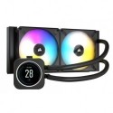 NEW CW-9060061-WW CORSAIR H100I ELITE LCD 240MM LCD IPS DISPLAY HIGH PERFORMANCE PUMP AND RGB LED. ZERO RPM COMMANDER CORE 170