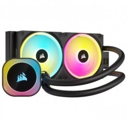 NEW CW-9061001-WW CORSAIR ICUE LINK H100I RGB 240MM AIO CPU COOLER HIGH PERFORMANCE COOLER PUMP ULTRA BRIGHT RGB ZERO RPM ICUE