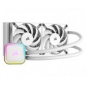 NEW CW-9060078-WW CORSAIR ICUE H100I RGB ELITE LIQUID CPU COOLER - DYNAMIC RGB AF ELITE HIGH AIRFLOW FANS ZERO RPM MODEWHITE E