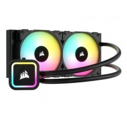 NEW CW-9060065-WW2 CORSAIR H100X ELITE - 240MM RADIATOR DUAL 120MM PWM FANS LIQUID CPU COOLER. ICUEREVISION MAY 2023.e
