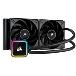 NEW CW-9060059-WW CORSAIR H115I ELITE 280MM RADIATOR 2X AF120 ZERO RPM VARIABLE FANS VIA ICUE ULTRA BRIGHT RGB PUMP HEAD. LIQU
