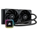 NEW CW-9060059-WW CORSAIR H115I ELITE 280MM RADIATOR 2X AF120 ZERO RPM VARIABLE FANS VIA ICUE ULTRA BRIGHT RGB PUMP HEAD. LIQU