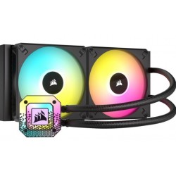 NEW CW-9060069-WW CORSAIR H115I ELITE CAPELLIX 280MM RADIATOR 2X ML140 RGB PWM FANS ULTRA BRIGHT RGB PUMP HEAD. LIQUID COOLING