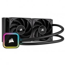 NEW CW-9060059-WW-US CORSAIR H115I ELITE 280MM RADIATOR 2X AF120 ZERO RPM VARIABLE FANS VIA ICUE ULTRA BRIGHT RGB PUMP HEAD. L