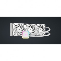 NEW CW-9060079-WW CORSAIR ICUE H150I ELITE RGB LIQUID CPU COOLER - WHITE NDA AUGUST 23.e