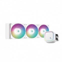 NEW R-LE720-WHAMMN-G-1 DEEPCOOL LE720 WH 360MM ARGB ALL-IN-ONE LIQUID COOLER 250W HEAT DISSIPATIONHYDRO BEARING INTEL LGA1700/