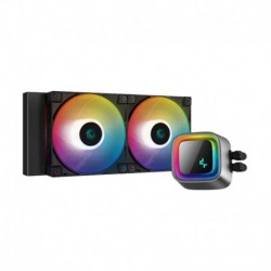 NEW R-LS520-BKAMNT-G-1 DEEPCOOL LS520 PREMIUM LIQUID CPU COOLER 240MM RADIATOR 2XFC120 A-RGB PWM FANS LOW NOISE LGA2066/2011-V