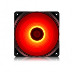 NEW DEEPCOOL RF120R HIGH BRIGHTNESS CASE FAN WITH BUILT-IN RED LED (DP-FLED-RF120-RD).e