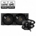 NEW MSI MAG CORELIQUID P240 LIQUID CPU COOLER.LGA 1150/1151/1155/1156/1200/1700/LGA 1366/2011/2011-3/2066/AM5/AM4/FM2 plus /FM