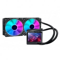 NEW ASUS ROG RYUJIN II 240 ARGB ALL-IN-ONE LIQUID CPU COOLER 3.5' LCD 2X ROG 120MM ARGB RADIATOR FANS.e