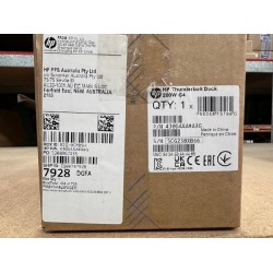 4J0G4AA-EX DEMO 15HA-4J0G4AA-EXDEMO EX DEMO HP THUNDERBOLT DOCK 280W G4 W/COMBO CABLE MADE FOR THUNDERBOLT COMPATIBLE SYSTEMS
