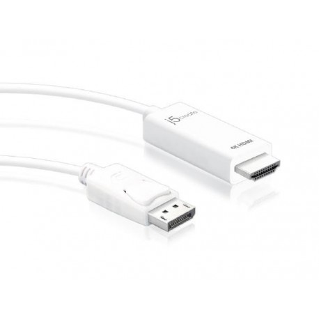 NEW JDC158 13LA-JDC158 J5CREATE JDC158 4K DISPLAYPORT (DP) TO HDMI 1.8M CABLE.d.