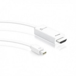 NEW JDC159 13LA-JDC159 J5CREATE JDC159 4K MINI DISPLAYPORT (MDP) TO HDMI 1.8M CABLE.d.