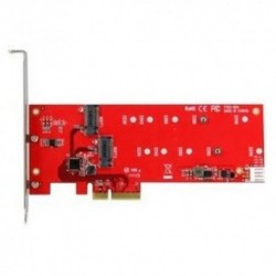 NEW STARTECH.COM PEX2M2 2X M.2 SSD CONTROLLER CARD - PCIE.b